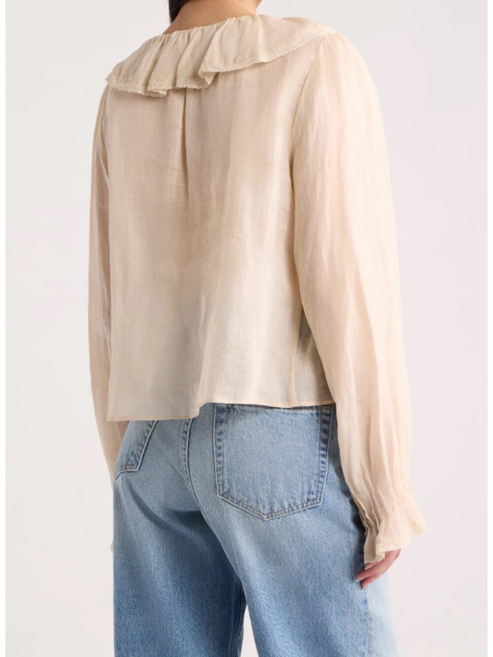 A.ren Floraine Ruffle top - Picture 3 of 3